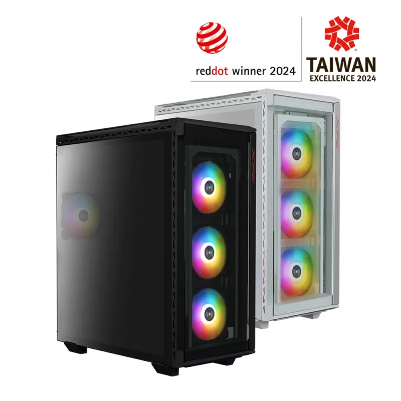 XPG BATTLECRUISER II ST Mid-Tower Black, Midi bokštas, PC, Juodas, ATX, EATX, micro ATX, Mini-ITX, Nerūdijantis plienas, Žaidimams