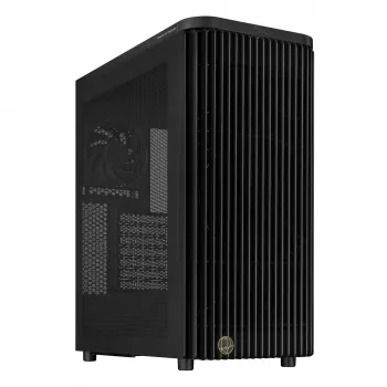 PC korpusas ASUS ProArt PA401 Mesh Panel Juodas, ATX, 2x160mm priekyje, 1x120mm gale, 2x3.5 colio + 2x2.5 colio, USB 3.2 Gen1
