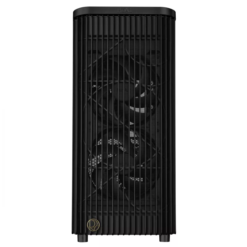 PC korpusas ASUS ProArt PA401 Mesh Panel Juodas, ATX, 2x160mm priekyje, 1x120mm gale, 2x3.5 colio + 2x2.5 colio, USB 3.2 Gen1