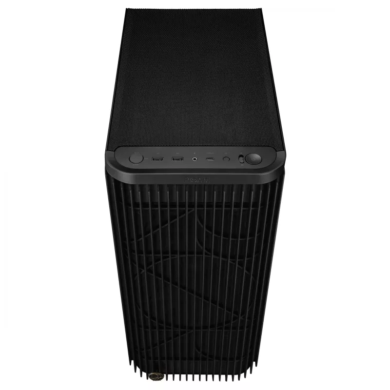 PC korpusas ASUS ProArt PA401 Mesh Panel Juodas, ATX, 2x160mm priekyje, 1x120mm gale, 2x3.5 colio + 2x2.5 colio, USB 3.2 Gen1