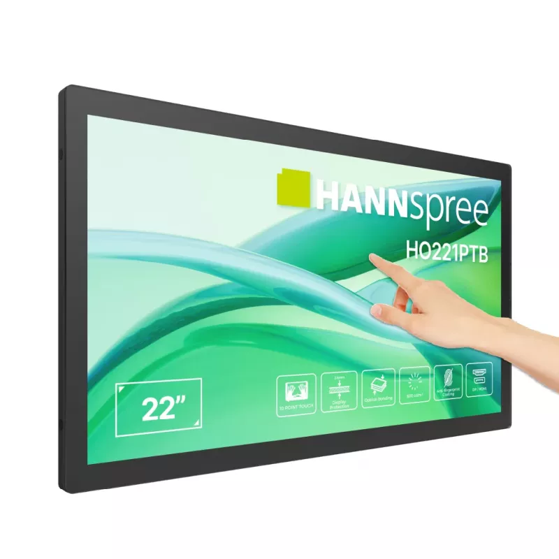 Hannspree HO221PTB 54,5 cm (21,45 colio) 16:9 M-TOUCH VGA+HDMI+USB jutiklinis monitorius