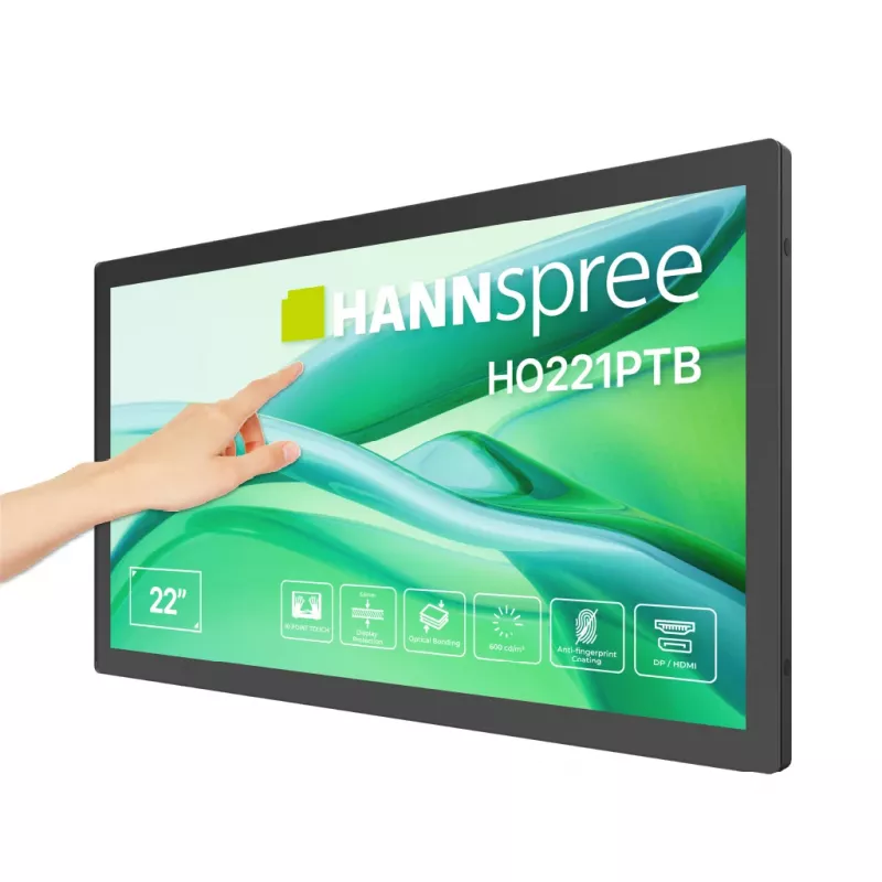 Hannspree HO221PTB 54,5 cm (21,45 colio) 16:9 M-TOUCH VGA+HDMI+USB jutiklinis monitorius