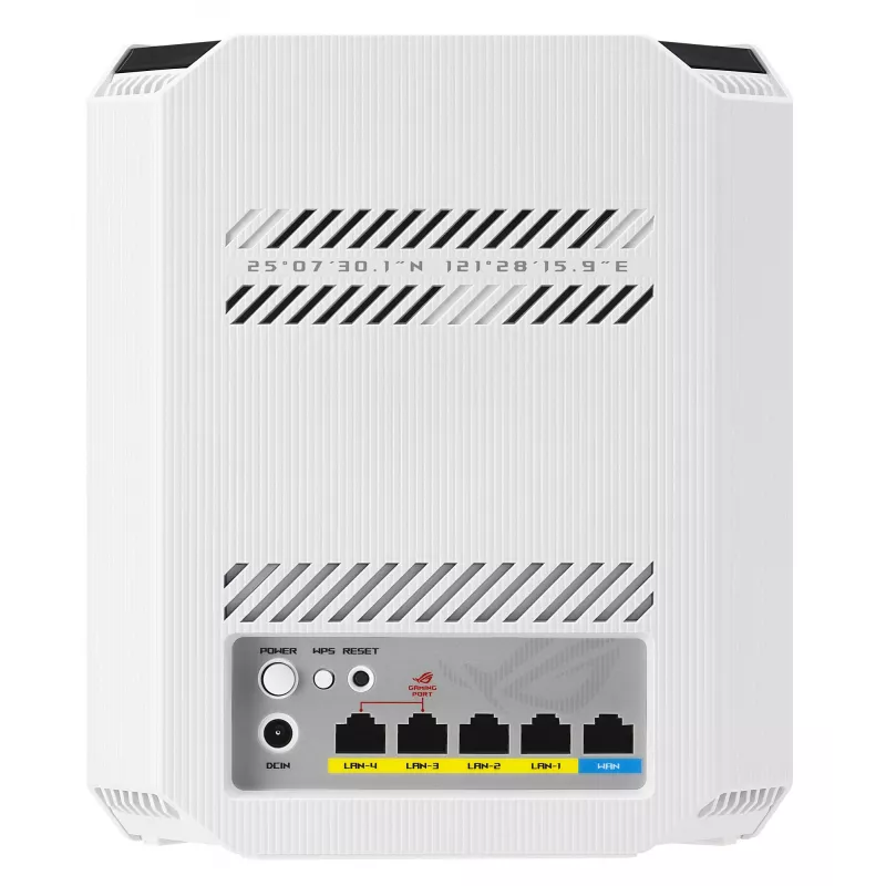ASUS GS-BE7200 belaidis maršrutizatorius 2.5 Gigabit Ethernet dviejų juostų (2,4 GHz / 5 GHz) Baltas, Juodas