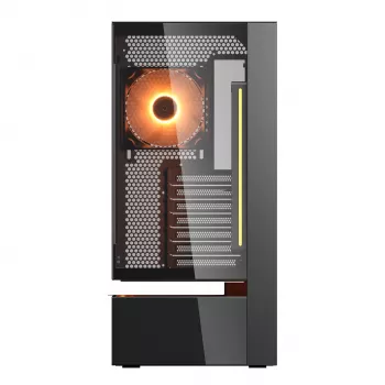 Cougar CFV235 Vision Midi Tower PC korpusas, ARGB, 9,16 colio LCD (1920×462), grūdintas stiklas, juodas
