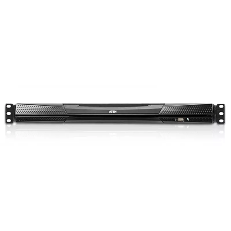 KVM jungiklis ATEN KL1516AIM-AXA-AG, 1U, 17 inch LCD, dvigubas bėgis, juodas