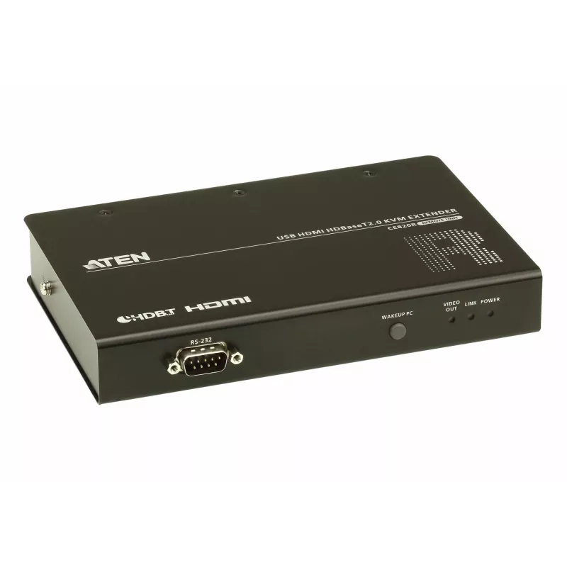 ATEN CE820R USB HDMI HDBaseT 2.0 KVM imtuvas, 100 m, Cat5e/6/6a, 4K, juodas