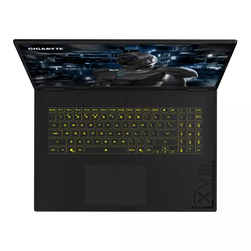 Nešiojamas kompiuteris GIGABYTE Gaming A18 PRO DXJG3DEBC4SH, Intel Core 7 240H, 18 inch WQXGA, 32 GB LPDDR5x, 1 TB SSD, NVIDIA GeForce RTX 5070 Ti, Wi-Fi 6E, Windows 11 Home, juodas