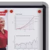 Nobo Premium Plus lauko magnetinė lenta su užraktu 8xA4