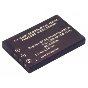 2-Power DBI9583A baterija skaitmeniniam fotoaparatui 3.7V 1150mAh, ličio jonų
