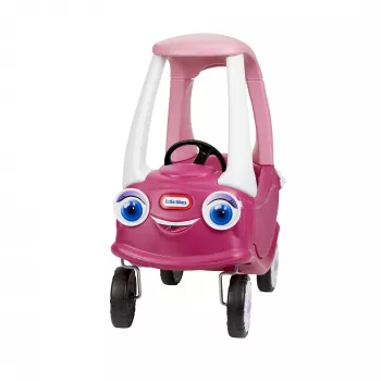 Little Tikes Cozy Coupe Princess vaikiškas automobilėlis, nuo 1,5 m., 4 ratai, plastikas, mėlyna, rožinė, balta