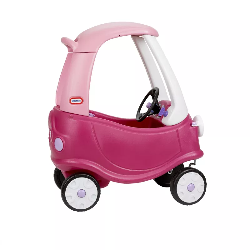Little Tikes Cozy Coupe Princess vaikiškas automobilėlis, nuo 1,5 m., 4 ratai, plastikas, mėlyna, rožinė, balta