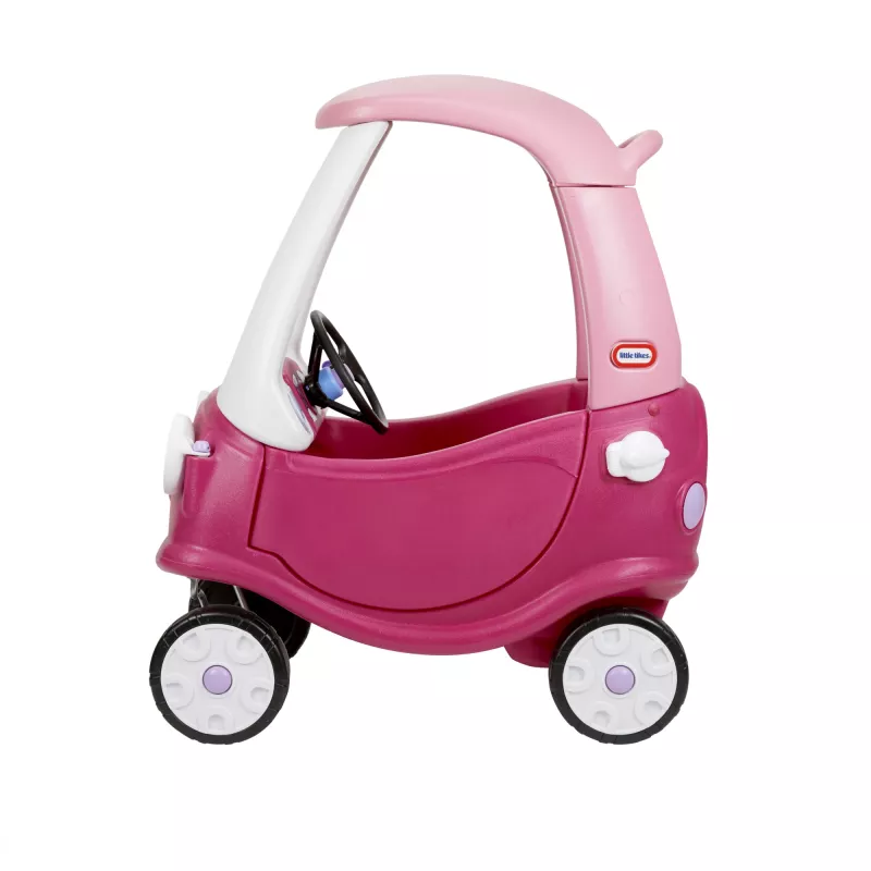 Little Tikes Cozy Coupe Princess vaikiškas automobilėlis, nuo 1,5 m., 4 ratai, plastikas, mėlyna, rožinė, balta