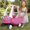 Little Tikes Cozy Coupe Princess vaikiškas automobilėlis, nuo 1,5 m., 4 ratai, plastikas, mėlyna, rožinė, balta
