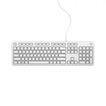 DELL KB216 klaviatūra universali USB QWERTY Nordic balta