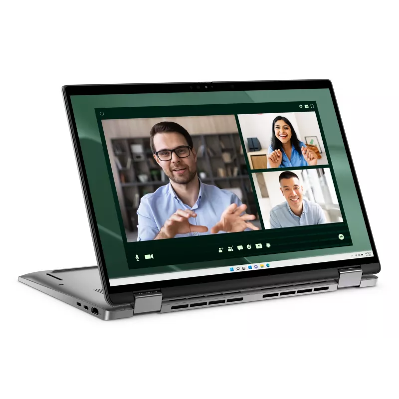 DELL Latitude 7450 2-in-1 Intel Core Ultra 7 165U nešiojamas kompiuteris (konvertuojamas) 35,6 cm (14 colių) jutiklinis Full HD+ 16 GB LPDDR5x-SDRAM 512 GB SSD Wi-Fi 7 (802.11be) Windows 11 Pro pilka