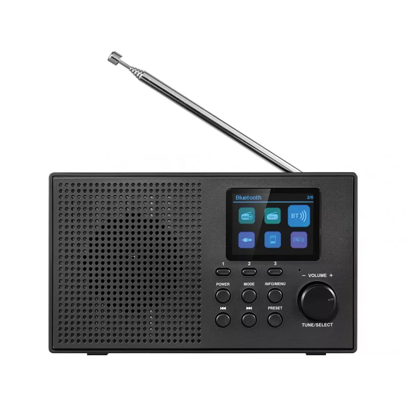 Nešiojamas radijas Sandberg Speaker Radio DAB+BT, analoginis ir skaitmeninis, DAB+, FM, 3 W