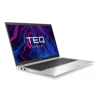 Teqcycle HP Elitebook 840 G8 Intel® Core™ i5 i5-1145G7 nešiojamas kompiuteris 35,6 cm (14 colių) Full HD 16 GB DDR4-SDRAM 256 GB SSD Wi-Fi 6 (802.11ax) Windows 11 Pro sidabrinis