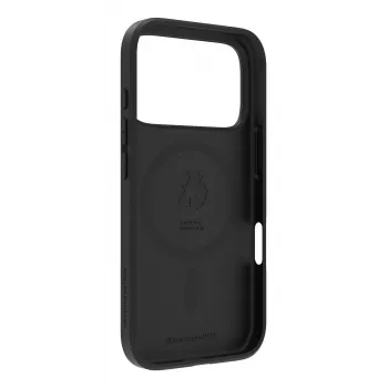 Apsauginis dėklas dbramante1928 Nuuk Pro MS, skirtas Apple iPhone 17 Pro, suderinamas su MagSafe, plastikinis, juodas
