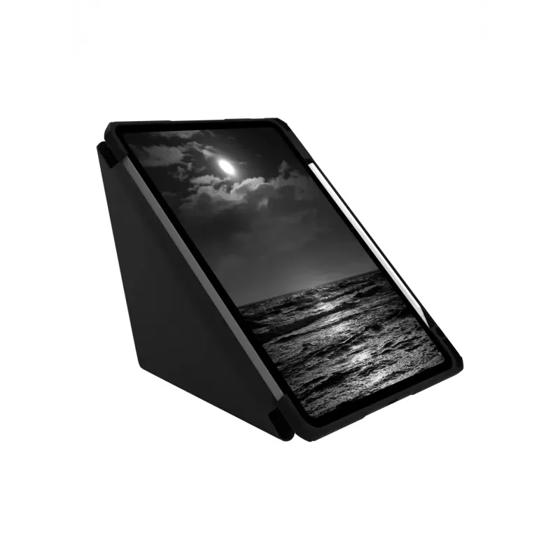 d bramante LOIAICBL6825 atverčiamas dėklas Apple iPad Air 11 colių (27,9 cm) — tinka M3/M2/5/4 kartai, stovo režimas, 220 g