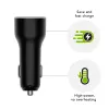 Automobilinis USB-C PD 65W įkroviklis d bramante re-charge – 12–24 V, juodas