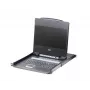 ATEN CL6700MW-ATA-2XK06UG KVM konsolė su 17,3 colių ekranu, 1U, juoda