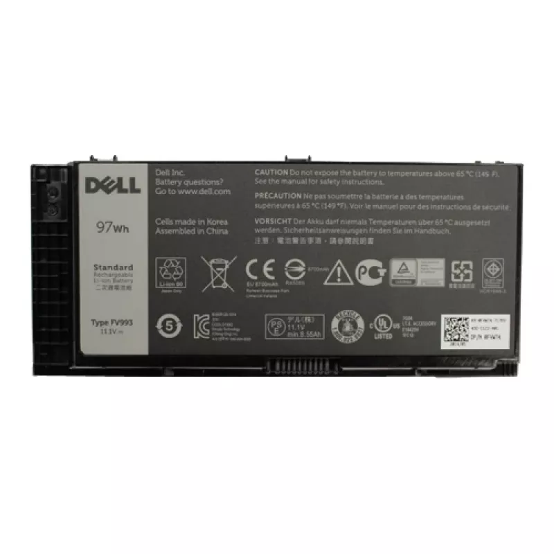 Dell FV993 baterija nešiojamam kompiuteriui (9 elementų, 97 Wh)