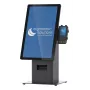 Kiosko komplektas Ergonomic Solutions SpacePole Mini Kiosk Countertop Black Metal