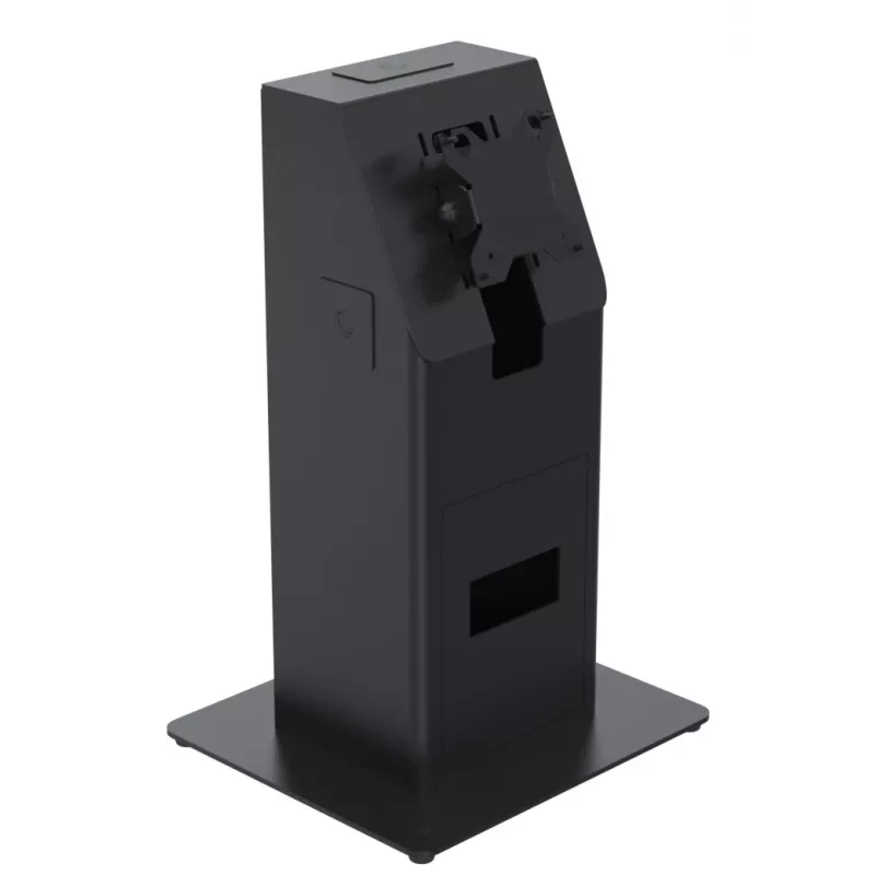 Kiosko komplektas Ergonomic Solutions SpacePole Mini Kiosk Countertop Black Metal