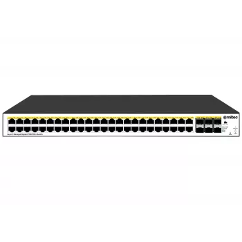 Ernitec ELECTRA-M248-1GB-900W valdomas tinklo jungiklis L3 Gigabit Ethernet (10/100/1000) Power over Ethernet (PoE) juodas