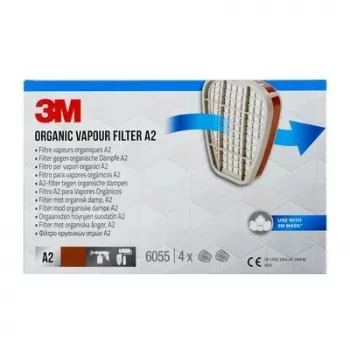 3M 6055 kasetė dujoms ir garams, 4 vnt.