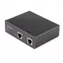 StarTech.com Pramoninis Gigabit PoE įpurškiklis – didelės spartos / didelės galios 90 W – 802.3bt PoE++ 52V–56V DC DIN bėgelis UPoE/Ultra Power Over Ethernet įpurškiklio adapteris –40°C iki +75°C atšiaurioms sąlygoms