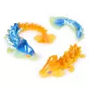 CrystaLynx Dragons 9 colių kolekcinė artikuliuota drakonų figūrėlė vaikams ir suaugusiems, blind box, fidget žaislai namams, biurui ir stalo dekorui (stiliai gali skirtis)