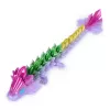 CrystaLynx Dragons 9 colių kolekcinė artikuliuota drakonų figūrėlė vaikams ir suaugusiems, blind box, fidget žaislai namams, biurui ir stalo dekorui (stiliai gali skirtis)
