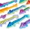 CrystaLynx Dragons 9 colių kolekcinė artikuliuota drakonų figūrėlė vaikams ir suaugusiems, blind box, fidget žaislai namams, biurui ir stalo dekorui (stiliai gali skirtis)