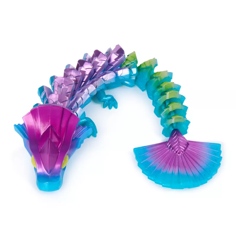 CrystaLynx Dragons 9 colių kolekcinė artikuliuota drakonų figūrėlė vaikams ir suaugusiems, blind box, fidget žaislai namams, biurui ir stalo dekorui (stiliai gali skirtis)