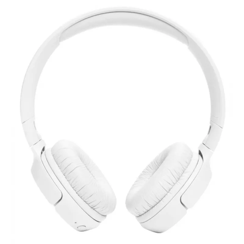 JBL Tune 520BT belaidės ausinės – lankstus garsas su JBL Pure Bass, Bluetooth 5.3, balta