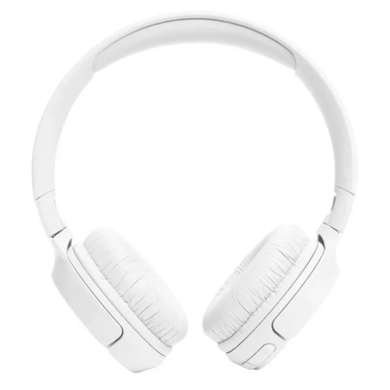 JBL Tune 520BT belaidės ausinės – lankstus garsas su JBL Pure Bass, Bluetooth 5.3, balta