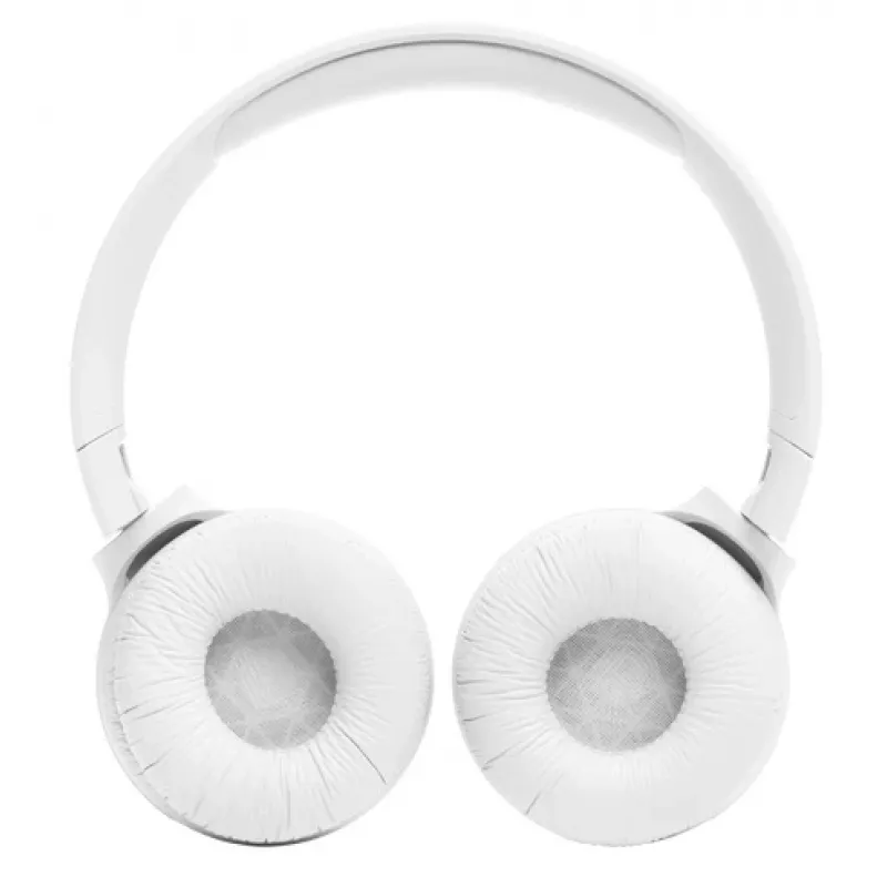JBL Tune 520BT belaidės ausinės – lankstus garsas su JBL Pure Bass, Bluetooth 5.3, balta