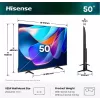 LED išmanusis televizorius Hisense 50A6S 50 colių (127 cm) QLED 4K Ultra HD, Direct-LED, DVB-T2/C/S2, Wi‑Fi, HomeOS, juodos spalvos
