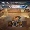 Hisense 55E7S 55 colių QLED 4K Ultra HD išmanusis televizorius su VIDAA, Direct-LED, 3840×2160, 330 cd/m², DVB-T2/C/S2, Wi‑Fi, juodas