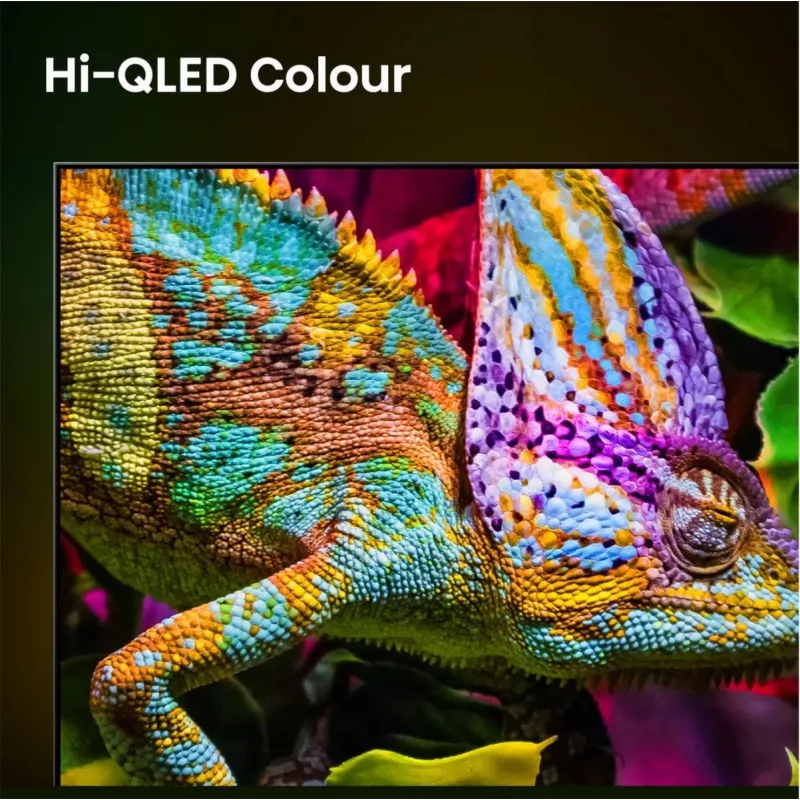 Televizorius Hisense 85E68S 65 colių ULED MiniLED UltraHD/4K, trigubas imtuvas, 144Hz skydelis, įmontuotas žemų dažnių garsiakalbis