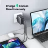Įkroviklis Ugreen Nexode 100W GaN USB-C USB-A Greitas Įkrovimas 3 Prievadai