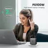Įkroviklis Ugreen Nexode 100W GaN USB-C USB-A Greitas Įkrovimas 3 Prievadai