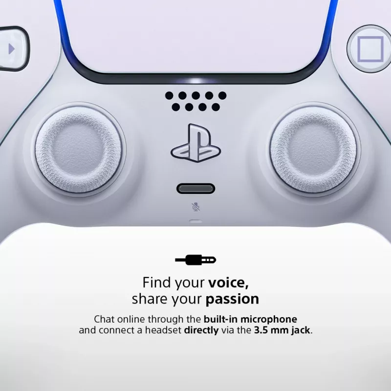 Sony DualSense v3 Pearl Bluetooth/USB žaidimų pultas Analogo / Skaitmeninis PlayStation 5