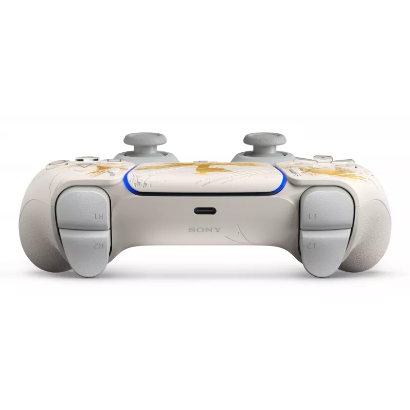 Sony DualSense belaidis valdiklis – Ghost of Yōtei Gold Limited Edition Auksinis, Baltas Bluetooth/USB žaidimų pultas Analogo / Skaitmeninis Android, MAC, PC, PlayStation 5, iOS