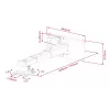 Projektoriaus laikiklis Multibrackets M Short Throw Deluxe 300–700 sieninis, 25 kg, baltas