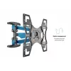 Laikiklis prie sienos MULTIBRACKETS M VESA Flexarm Full Motion Dual 400x400 40–70 colių ekranams, 45 kg, juodas