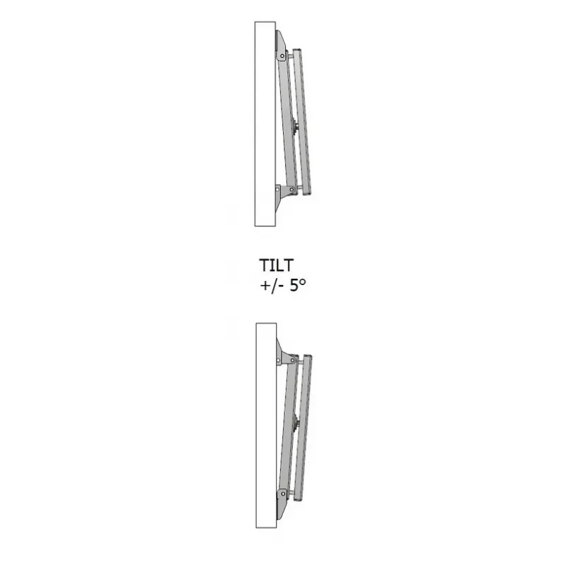 Multibrackets M VESA sieninis laikiklis Flip 200/300/400, maks. 50 kg, 127 cm – 2,41 m