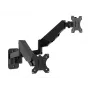 Multibrackets M Monitormount Wall Basic Dual laikiklis dviem monitoriams 16 kg 17-32 col. juodas