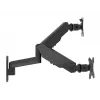 Multibrackets M Monitormount Wall Basic Dual laikiklis dviem monitoriams 16 kg 17-32 col. juodas